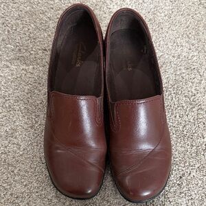 Clarks Black Sole Loafers